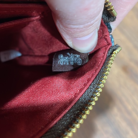 Coach Corner Zip Wristlet - Picture 5 of 5